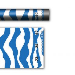 Zebra Blue on White - Image 4
