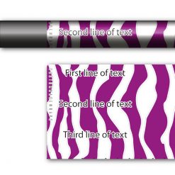 Zebra Purple on White - Image 3