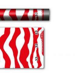 Zebra Red on White - Image 4