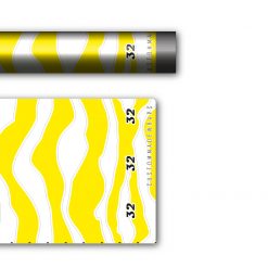Zebra Yellow on White - Image 4
