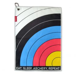 Target Quiver Towel 'Eat Sleep Archery Repeat'