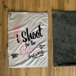Quiver Towel 'I Shoot for the cure'
