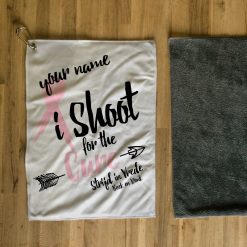 Alternative view of Quiver Towel 'I Shoot for the cure'