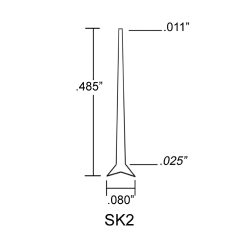Alternative view of Flex-Fletch Premium Archery Vanes with Flex-Fletch Logo | SK2