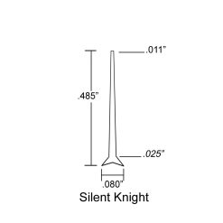 Alternative view of Flex-Fletch Silent Knight Vanes
