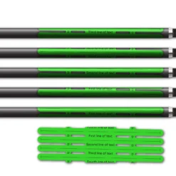 Alternative view of 4 fletch Vortex - Fluor Green