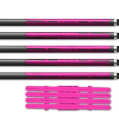 Alternative view of 4 fletch Vortex - Fluor Pink