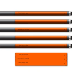 Alternative view of Regular - Fluorescent Red Orange