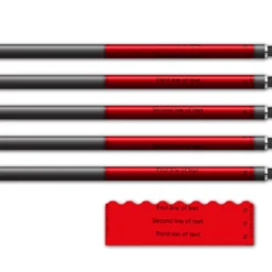 Alternative view of Shorty - Fluorescent Red