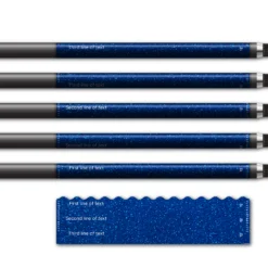 Alternative view of Wave Edge - Glitter Blue