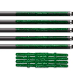 Alternative view of 4 Fletch Vortex - Glitter Green