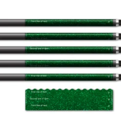 Alternative view of Wave Edge - Glitter Green