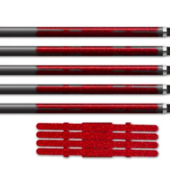 Alternative view of 4 Fletch Vortex - Glitter Red