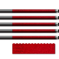 Alternative view of Wave Edge - Glitter Red