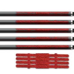 Alternative view of 4 fletch Vortex - Into the Outdoors Red