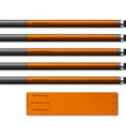 Alternative view of Regular - Retro-Reflective Orange