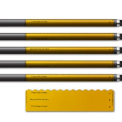 Alternative view of Wave Edge - Retro-Reflective Yellow