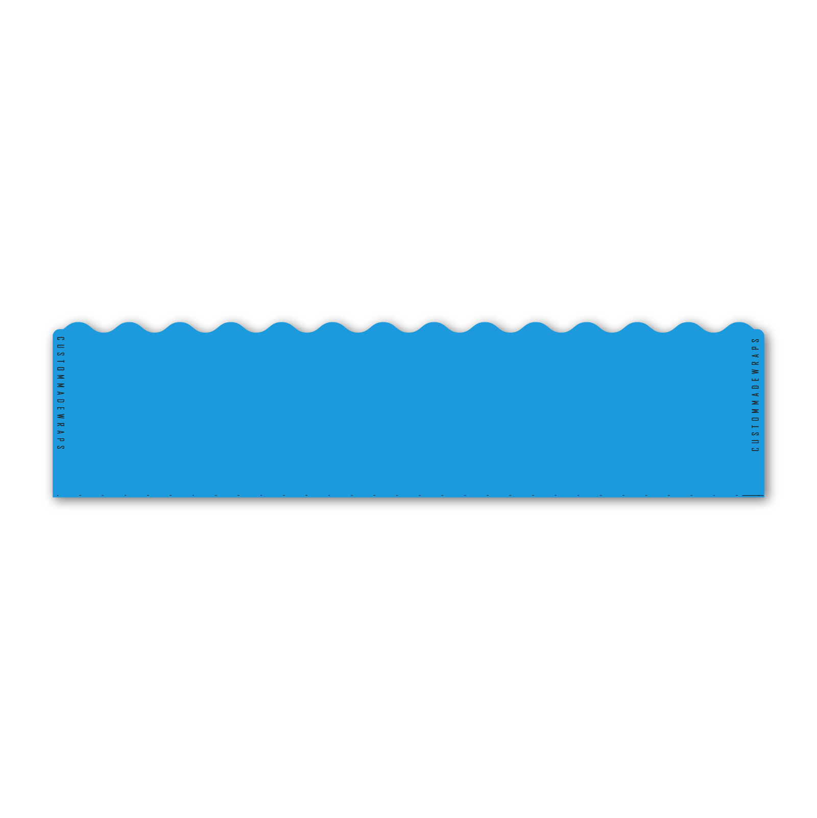 Wave Edge - Baby Blue - CustomMadeWraps.com