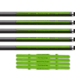 Alternative view of 4 fletch Vortex - Lime