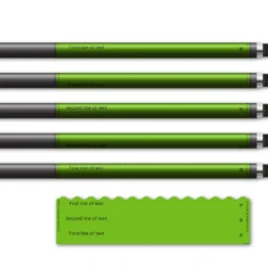 Alternative view of Wave Edge - Lime