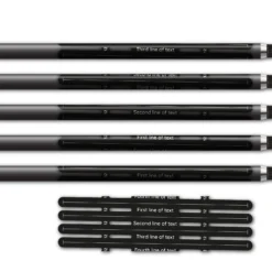 Alternative view of 4 fletch Vortex - Matt Black