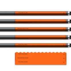 Alternative view of Wave Edge - Orange