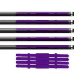 Alternative view of 4 fletch Vortex - Purple