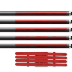 Alternative view of 4 fletch Vortex - Red