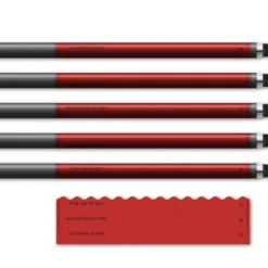 Alternative view of Wave Edge - Red