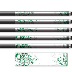 Alternative view of Regular - Chinese Garden Green on White
