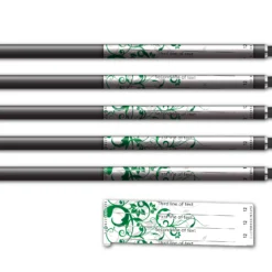 Alternative view of Spin Elite - Chinese Garden Green on White