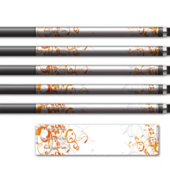 Alternative view of Regular - Chinese Garden Orange on White