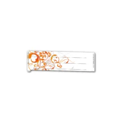 Spin Elite - Chinese Garden Orange on White