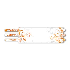 Ultralight - Chinese Garden Orange on White