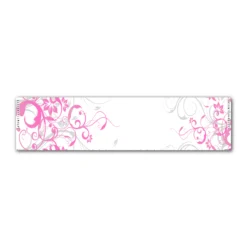 Regular - Chinese Garden Pink on White