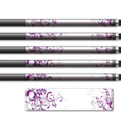 Alternative view of Regular - Chinese Garden Purple on White