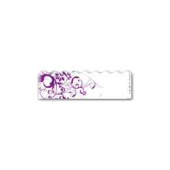 Shorty - Chinese Garden Purple on White