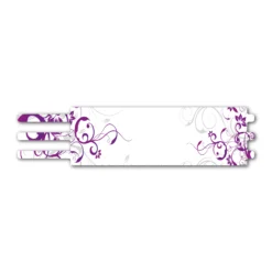Ultralight - Chinese Garden Purple on White