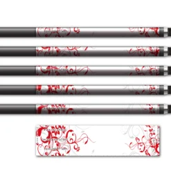 Alternative view of Regular - Chinese Garden Red on White