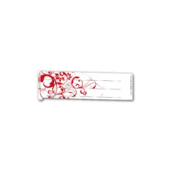 Spin Elite - Chinese Garden Red on White
