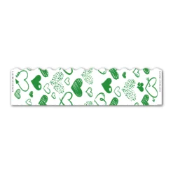 Wave Edge - Hearts Green