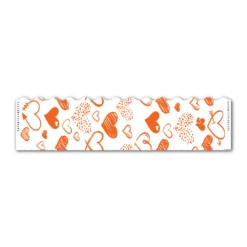 Wave Edge - Hearts Orange