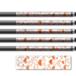 Alternative view of Wave Edge - Hearts Orange
