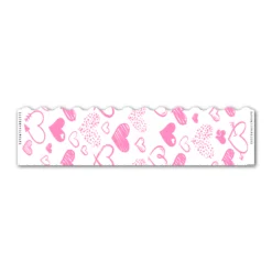 Wave Edge - Hearts Pink