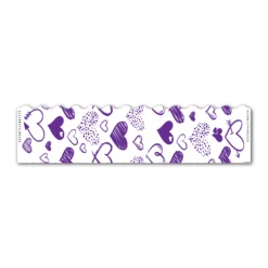Wave Edge - Hearts Purple