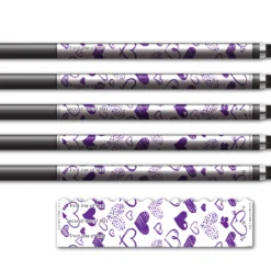 Alternative view of Wave Edge - Hearts Purple