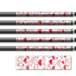 Alternative view of Wave Edge - Hearts Red