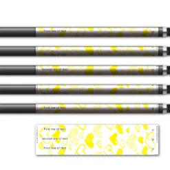 Alternative view of Regular - Hearts Yellow