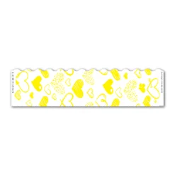 Wave Edge - Hearts Yellow