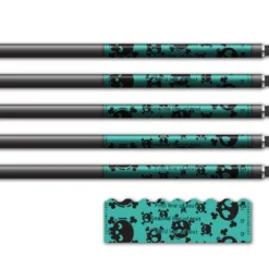 Alternative view of Shorty - Skulls Aqua